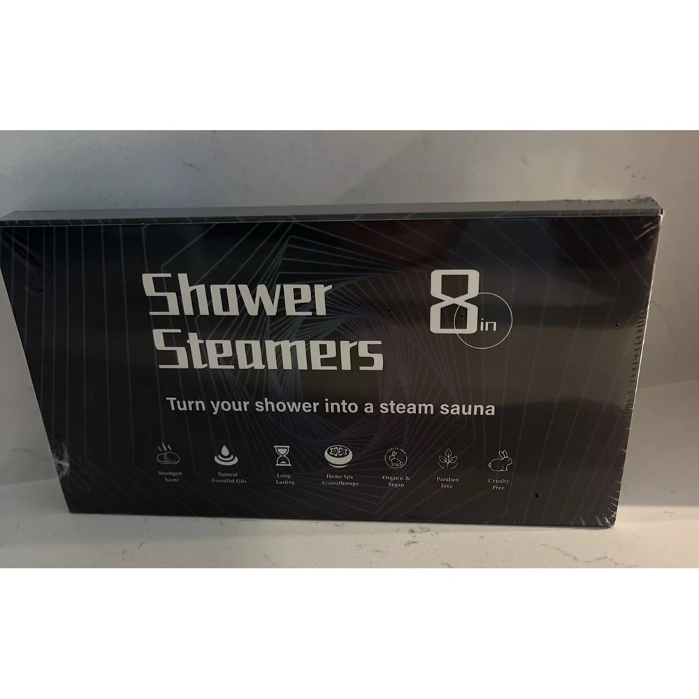 JClover Shower Steamers Bombs Aromatherapy Variety 8 Pack Essential Oils Sauna